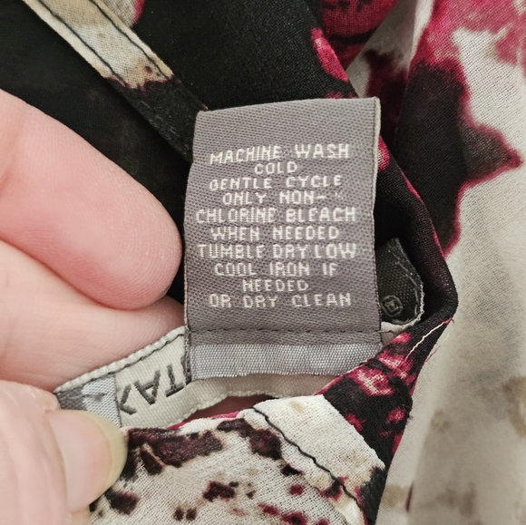 Kate & Mallory sheer floral long length cover up - Picture 2 of 6